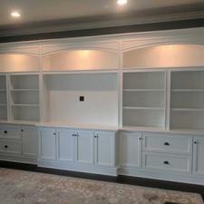 Entertainment Center Cabinet Painting in Tampa, FL