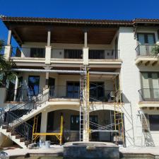 Stucco Repairs and Painting Project on Bay Point Dr. in Madeira Beach, FL