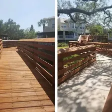 Deck And Pedestrian Bridge Staining Tarpon Springs 0