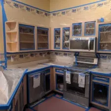 Kitchen Cabinet Painting Project Tampa 1