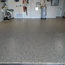 Garage Floor Epoxy Summer Day Flakes Tampa 1