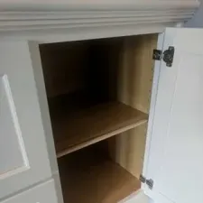 Entertainment Center Cabinet Painting Tampa 2