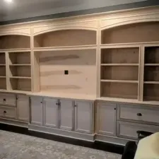 Entertainment Center Cabinet Painting Tampa 0