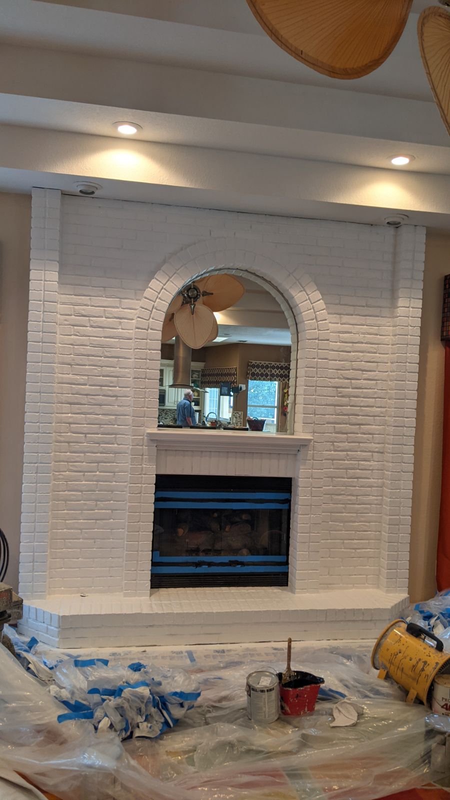 Fireplace Painting in Tampa, FL